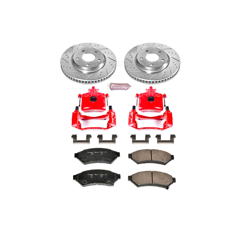 Power Stop KC1588 Z23 Evolution Sport Performance 1-Click Brake Kit With Calipers (Front) for 2005-2009 Buick Allure product image