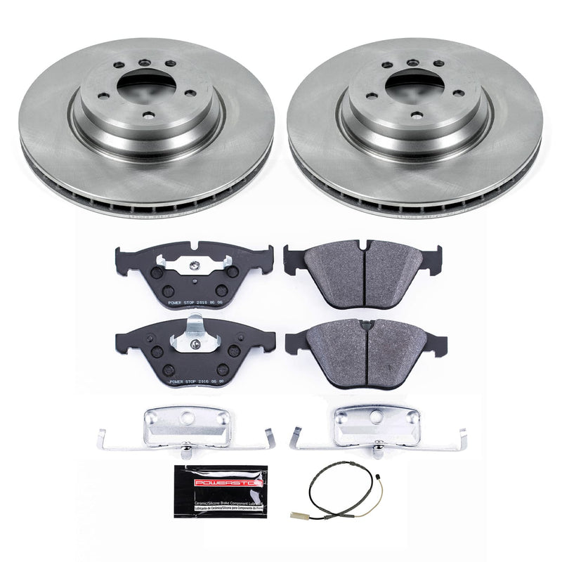 Power Stop KC1589A - Front And Rear Z23 Evolution Sport Pad And Rotor Kit With Calipers vehicle fitment brake part