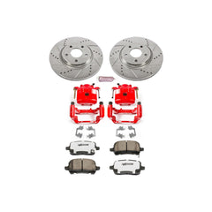 Power Stop KC1610-26 Z26 Extreme Street Warrior 1-Click Brake Kit With Calipers (Front) for 2004-2010 Chevrolet Cobalt product image