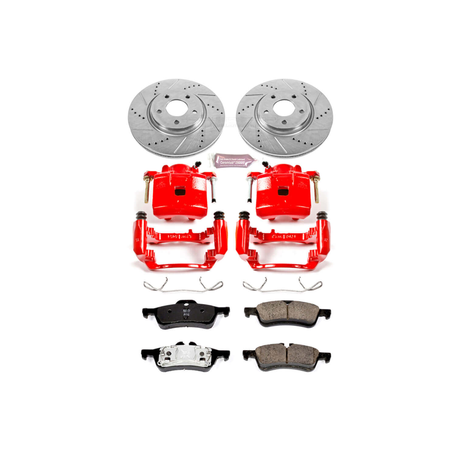 Power Stop KC1614 Z23 Evolution Sport Performance 1-Click Brake Kit With Calipers (Front) for 2007-2008 Chevrolet Cobalt product image