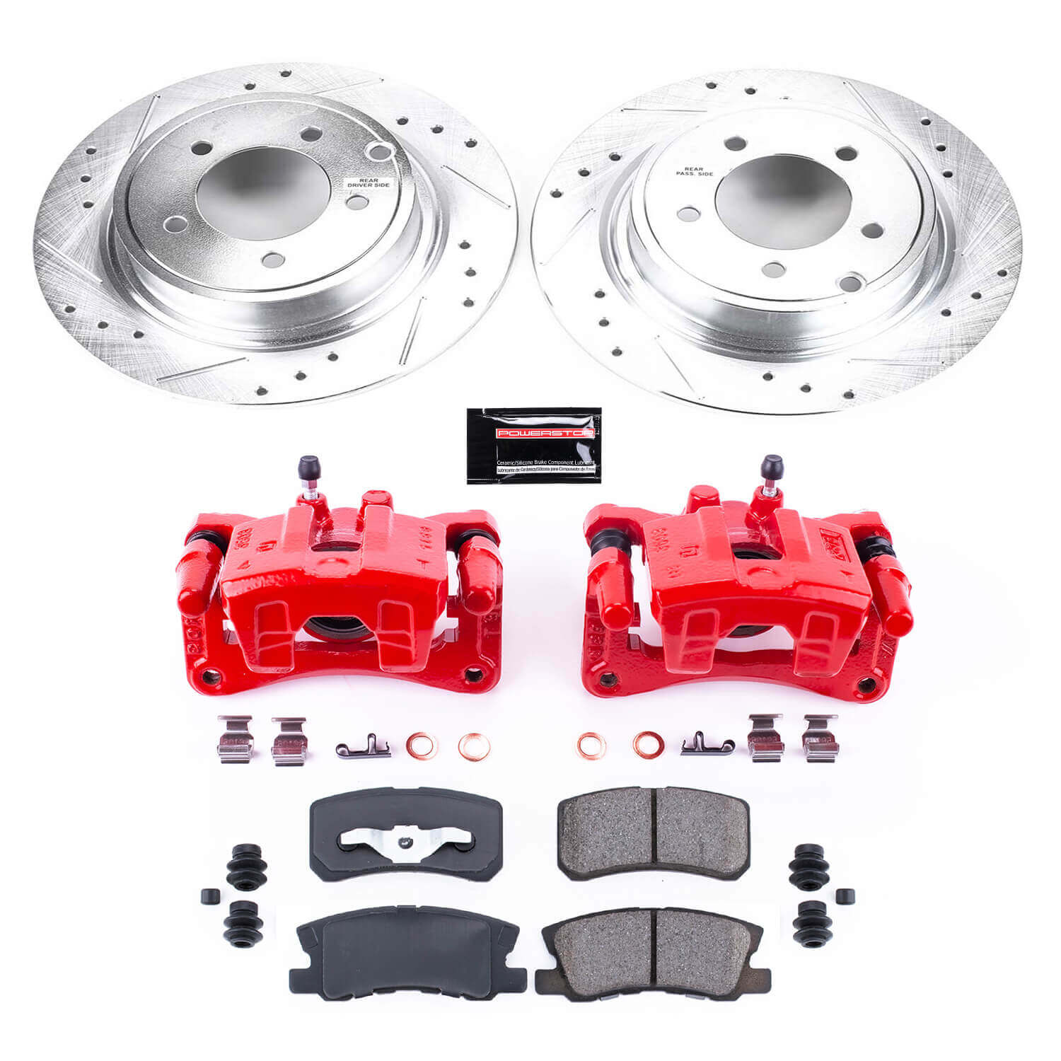 Power Stop KC1630A Z23 Evolution Sport Rear Brake Kit for 2011-2014 Chrysler 200 product image