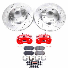 Power Stop KC165B Z23 Evolution Sport Performance Pad And Rotor Kit With Calipers for 2005-2009 Hyundai Tucson product image