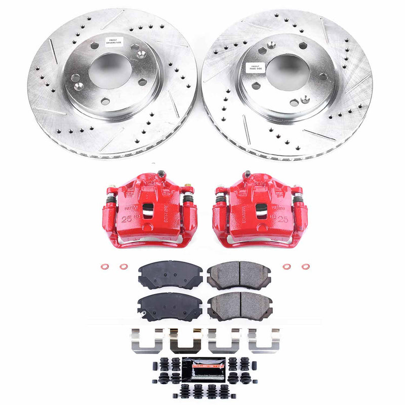 Power Stop KC165C Z23 Evolution Sport Front Brake Kit for 2006-2010 Hyundai Sonata product image
