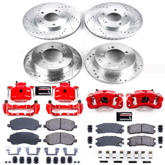 Power Stop KC1683 Z23 Evolution Sport Performance 1-Click Brake Kit With Calipers (Front And Rear) for 2000-2005 Chrysler Sebring Coupe (2 Door) product image
