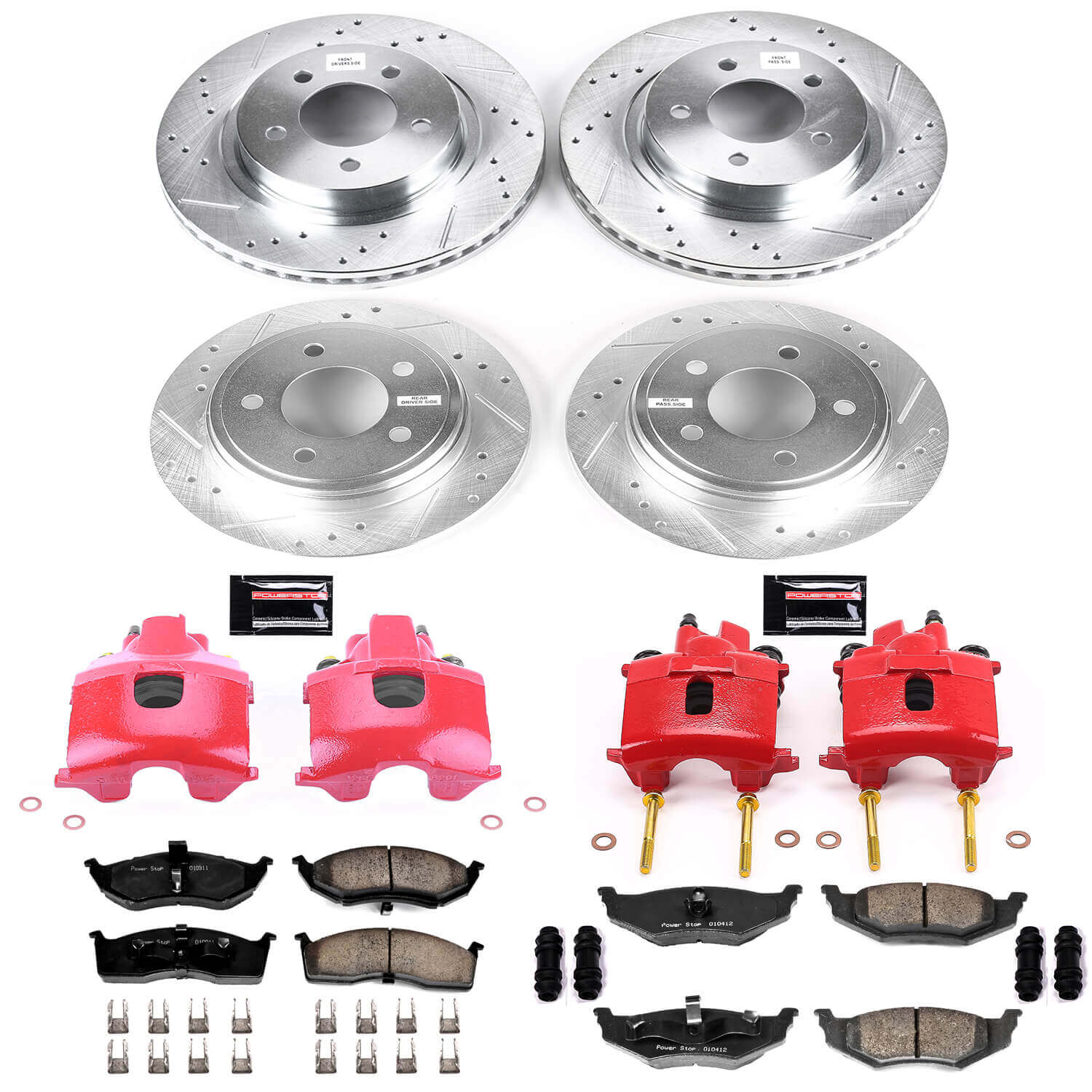 Power Stop KC1693 Z23 Evolution Sport Front And Rear Brake Kit for 1999-2004 Chrysler 300M product image