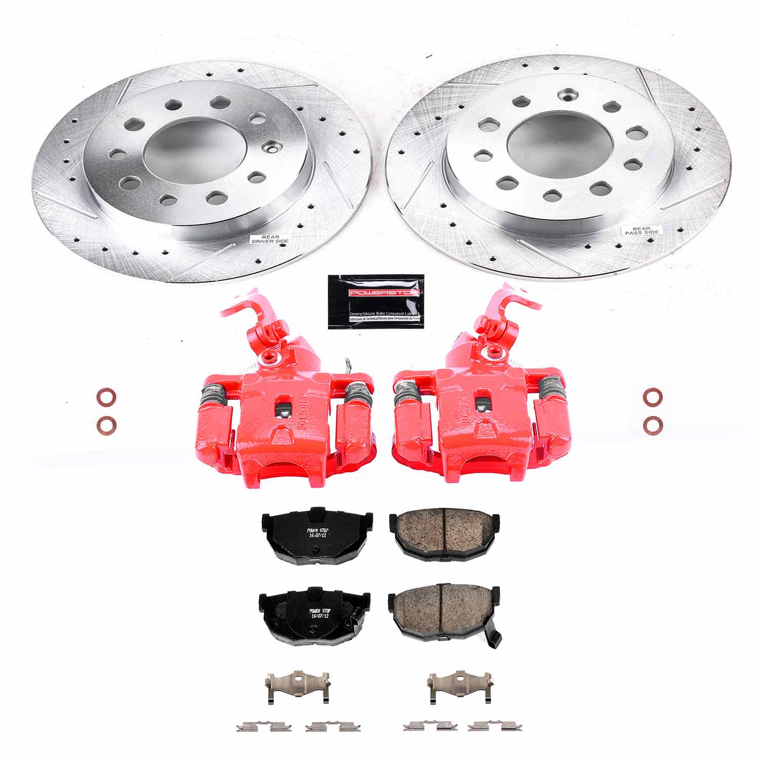 Power Stop KC170 Z23 Evolution Sport Rear Brake Kit for 2003 Hyundai Tiburon product image