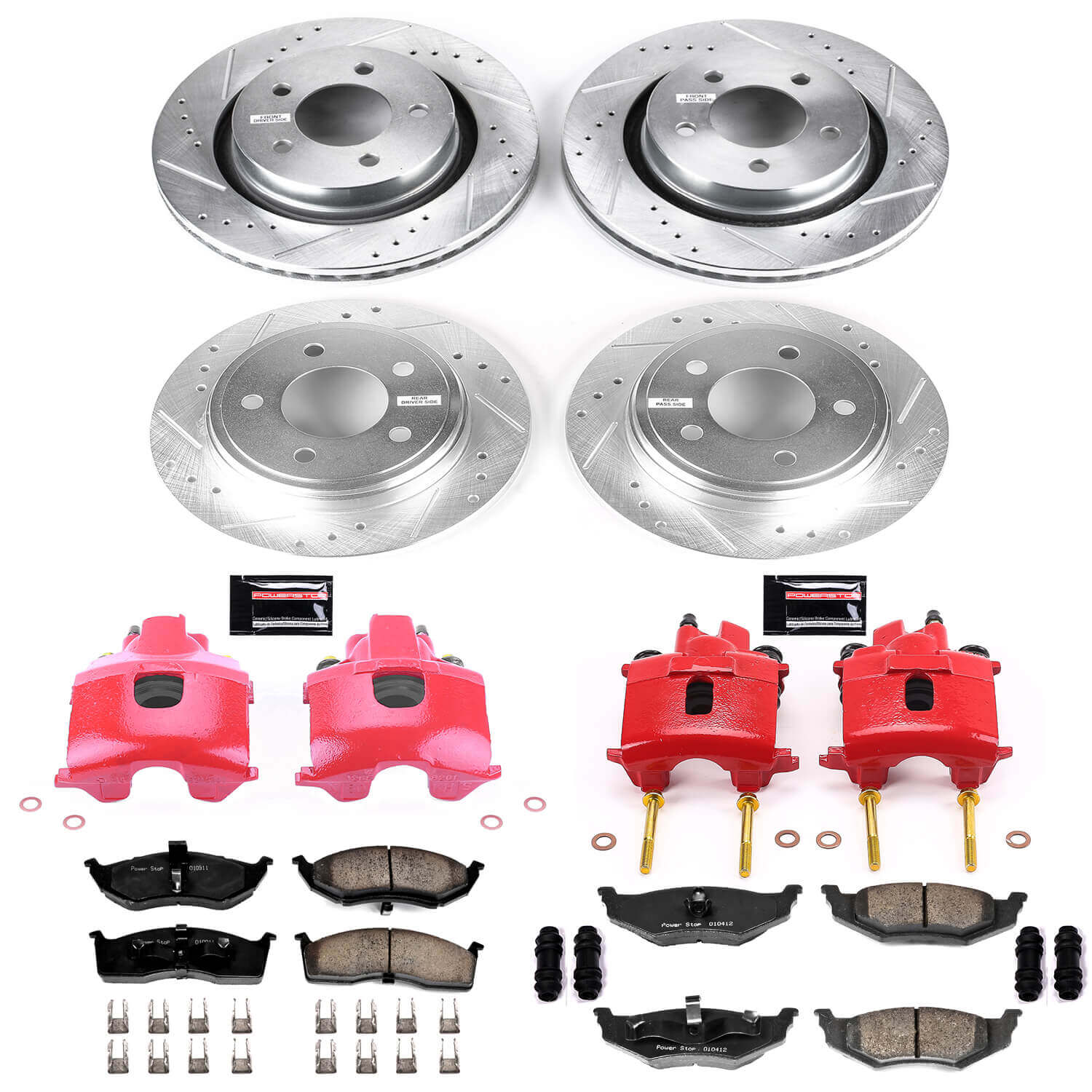 Power Stop KC1701 Z23 Evolution Sport Front And Rear Brake Kit for 1999-2002 Chrysler 300M product image