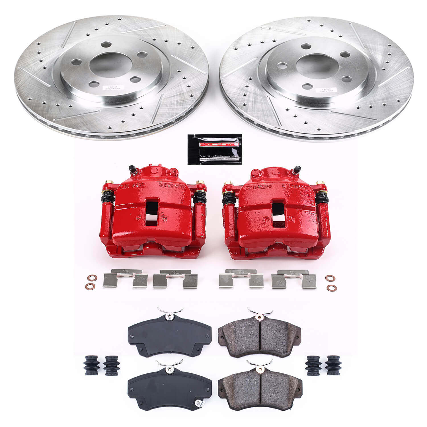 Power Stop KC1704A Z23 Evolution Sport Front Brake Kit for 2001-2005 Chrysler Pt Cruiser product image