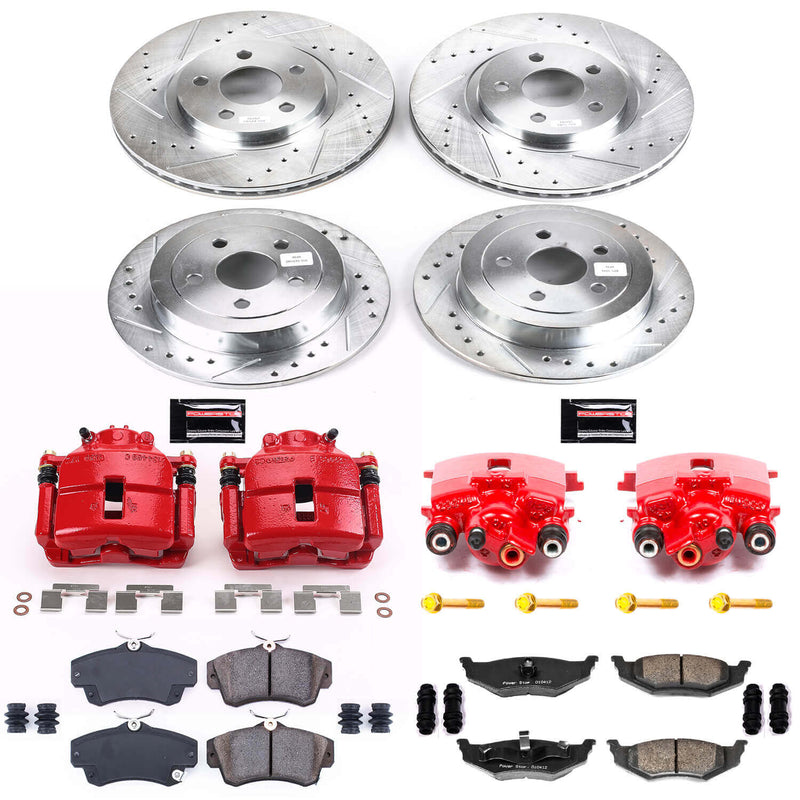 Power Stop KC1705A Z23 Evolution Sport Front And Rear Brake Kit for 2001-2003 Chrysler Pt Cruiser Rear Disc product image