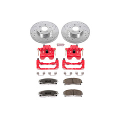 Power Stop KC1714-26 Z26 Extreme Street Warrior 1-Click Brake Kit With Calipers (Front) for 2005-2011 Chrysler 300 product image
