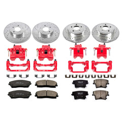 Power Stop KC1715 Z23 Evolution Sport Performance 1-Click Brake Kit With Calipers (Front And Rear) for 2005-2011 Chrysler 300 product image