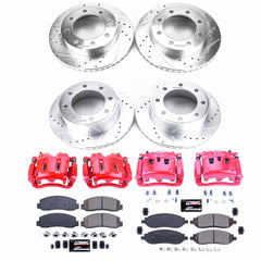 Power Stop KC1782 Z23 Evolution Sport Performance 1-Click Brake Kit With Calipers (Front And Rear) for 2005-2007 Ford F-250 Super Duty 4 product image