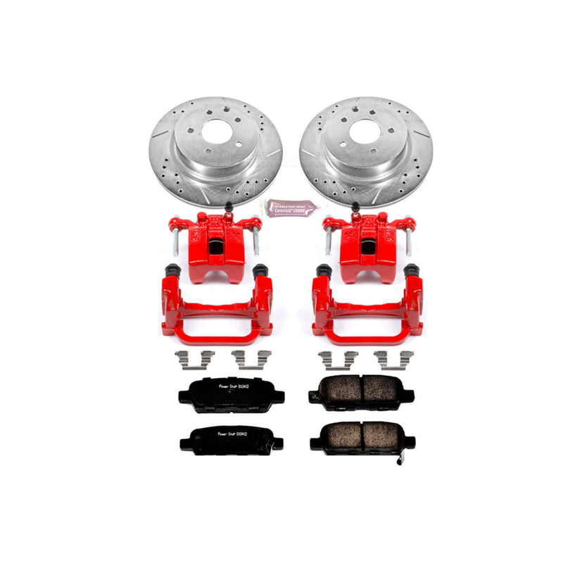 Power Stop KC179 Z23 Evolution Sport Performance 1-Click Brake Kit With Calipers (Rear) for 2005-2009 INFINITI G35 - - product image
