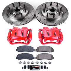 Power Stop KC1796 Z23 Evolution Sport Performance 1-Click Brake Kit With Calipers (Front) for 2005-2007 Ford F-250 Super Duty product image
