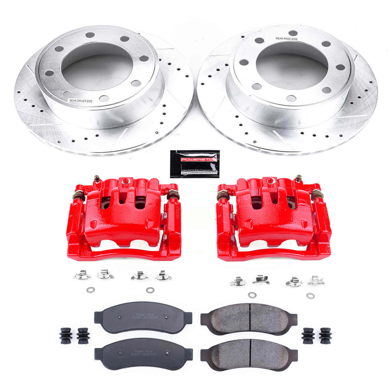 Power Stop KC1798 Z23 Evolution Sport Performance 1-Click Brake Kit With Calipers (Rear) for 2007-2010 Ford F-250 Super Duty product image