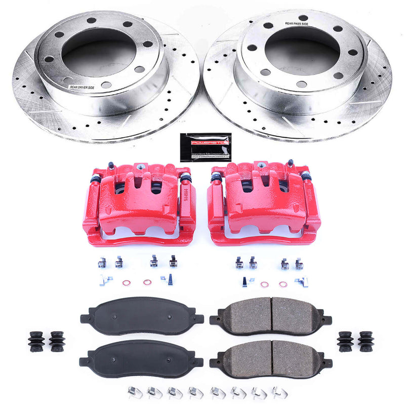 Power Stop KC1799 Z23 Evolution Sport Performance 1-Click Brake Kit With Calipers (Rear) for 2005-2007 Ford F-250 Super Duty product image