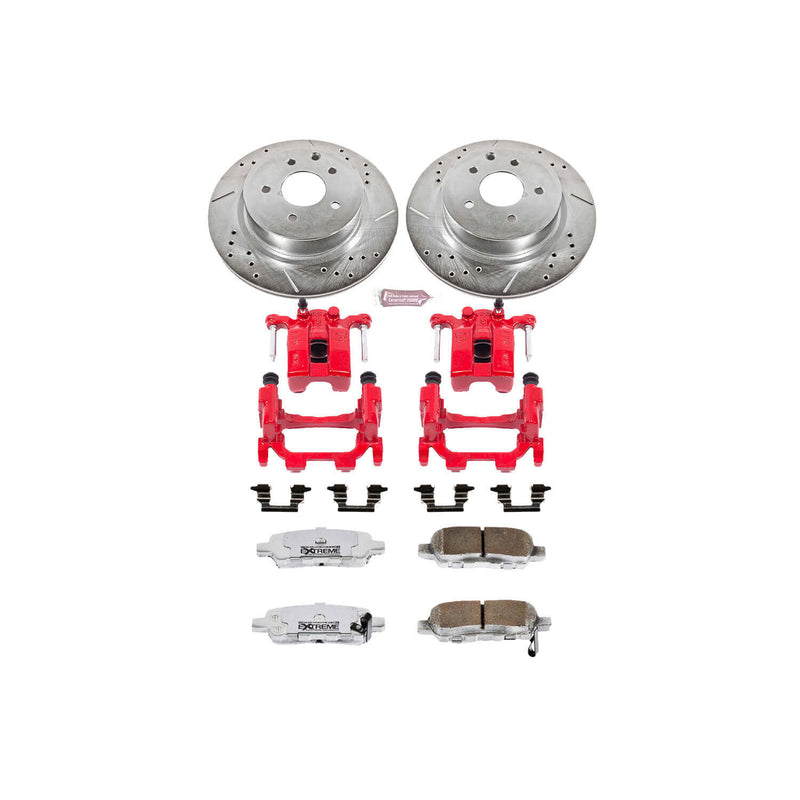 Power Stop KC179A-26 Z26 Extreme Street Warrior 1-Click Brake Kit With Calipers (Rear) for 2009-2013 INFINITI G25 product image