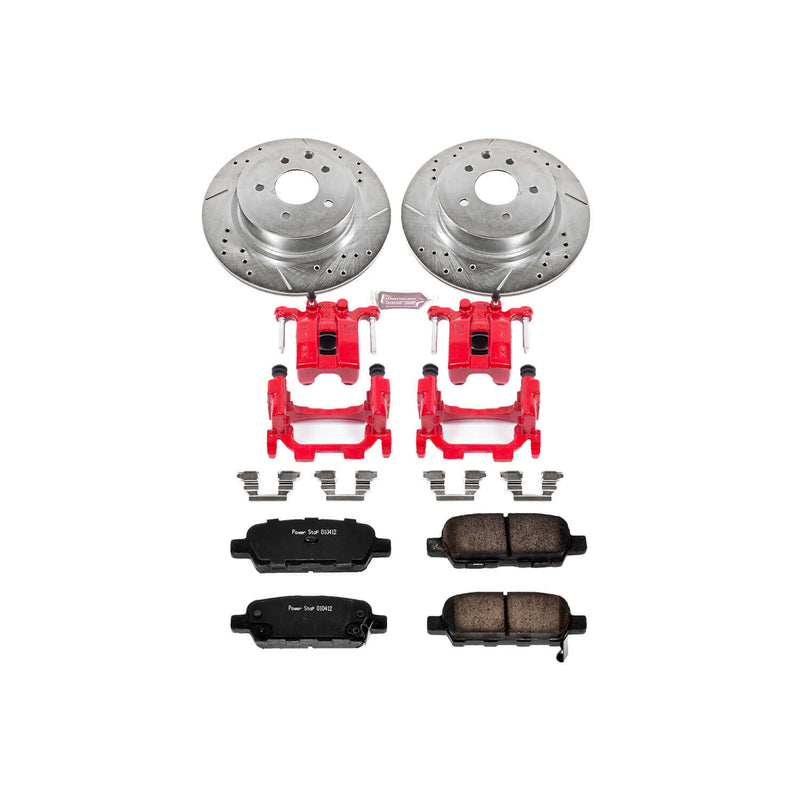 Power Stop KC179A Z23 Evolution Sport Performance 1-Click Brake Kit With Calipers (Rear) for 2009-2013 INFINITI G25 product image