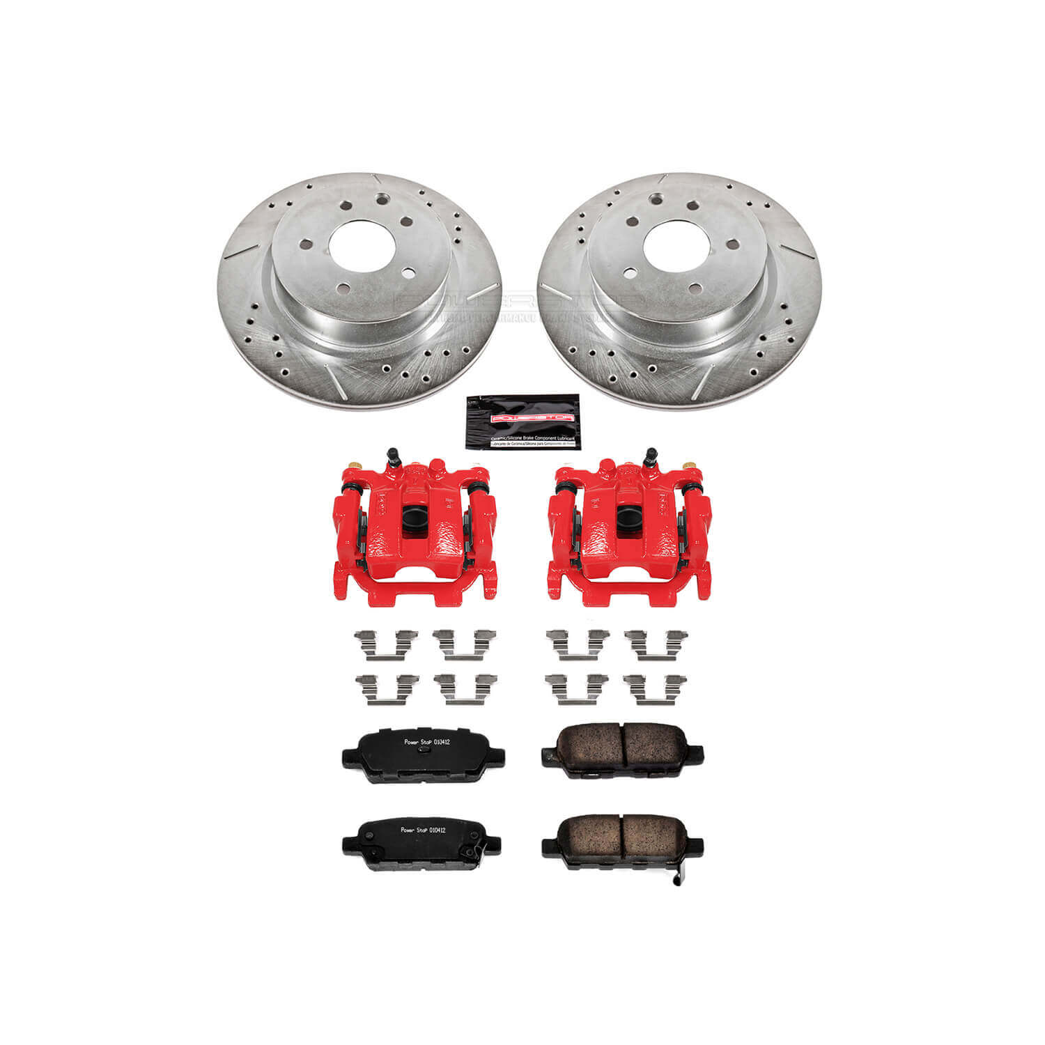 Power Stop KC179C Z23 Evolution Sport Performance 1-Click Brake Kit With Calipers (Rear) for 2009-2014 Nissan Maxima product image