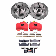 Power Stop KC1832 Front Z23 Evolution Sport Performance Pad And Rotor Kit With Calipers for 2003 Ford E-150 product image