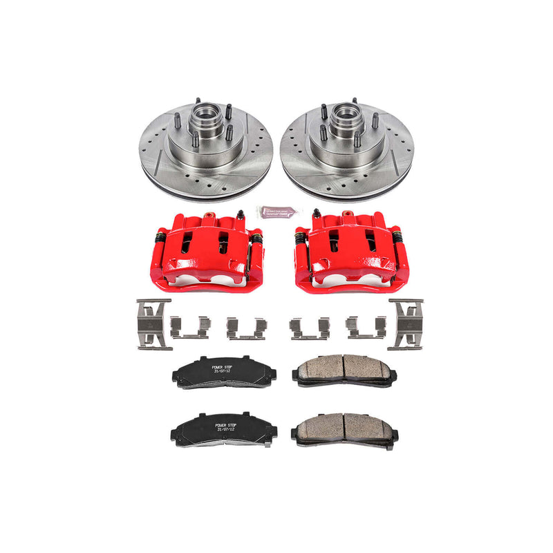 Power Stop KC1854 Z23 Evolution Sport Performance 1-Click Brake Kit With Calipers (Front) for 1995-2002 Ford Explorer product image