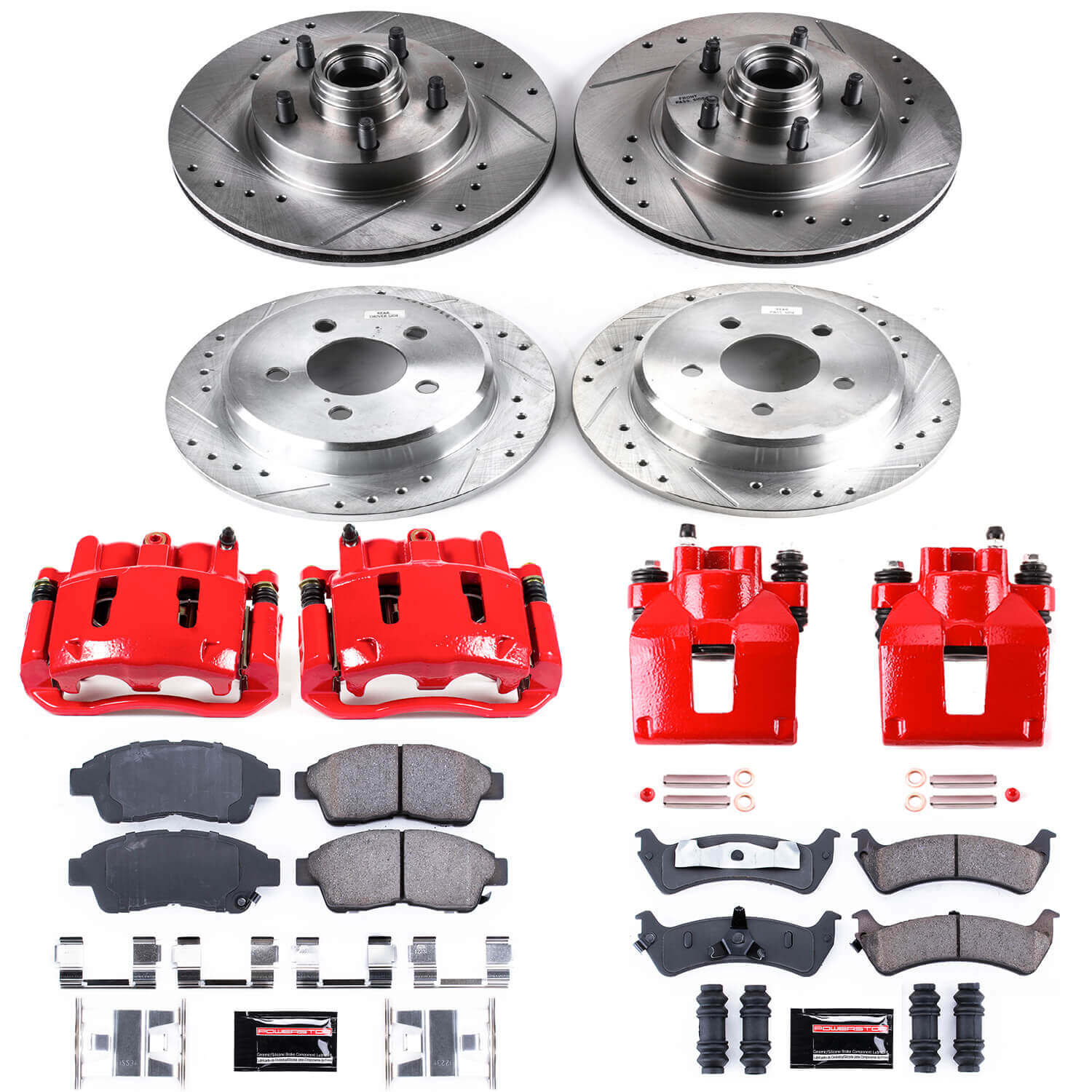 Power Stop KC1855 Z23 Evolution Sport Front And Rear Brake Kit for 1995-2002 Ford Explorer product image