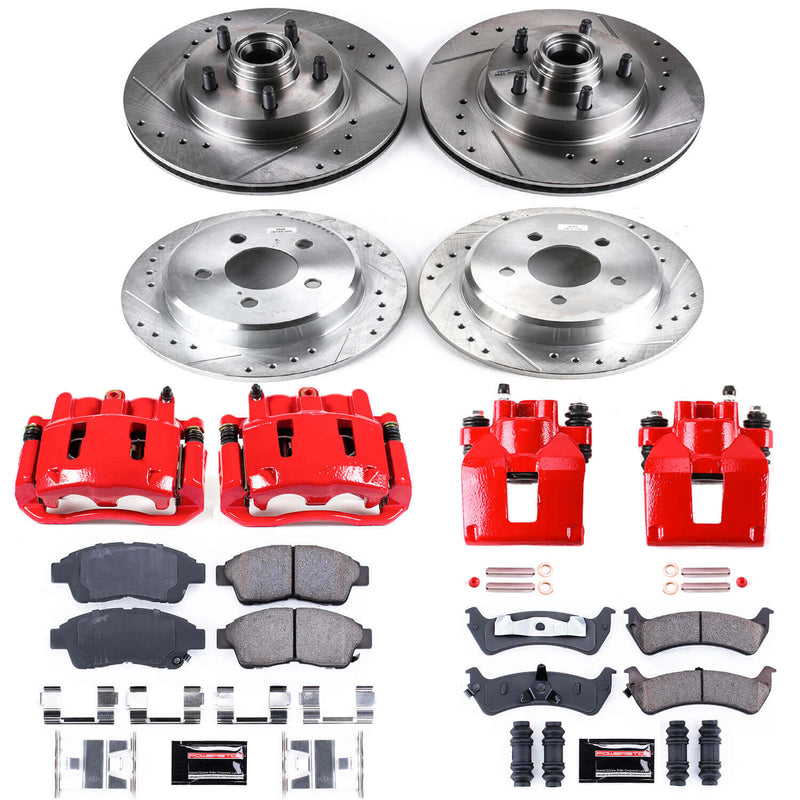 Power Stop KC1855 Z23 Evolution Sport Front And Rear Brake Kit for 1995-2002 Ford Explorer product image