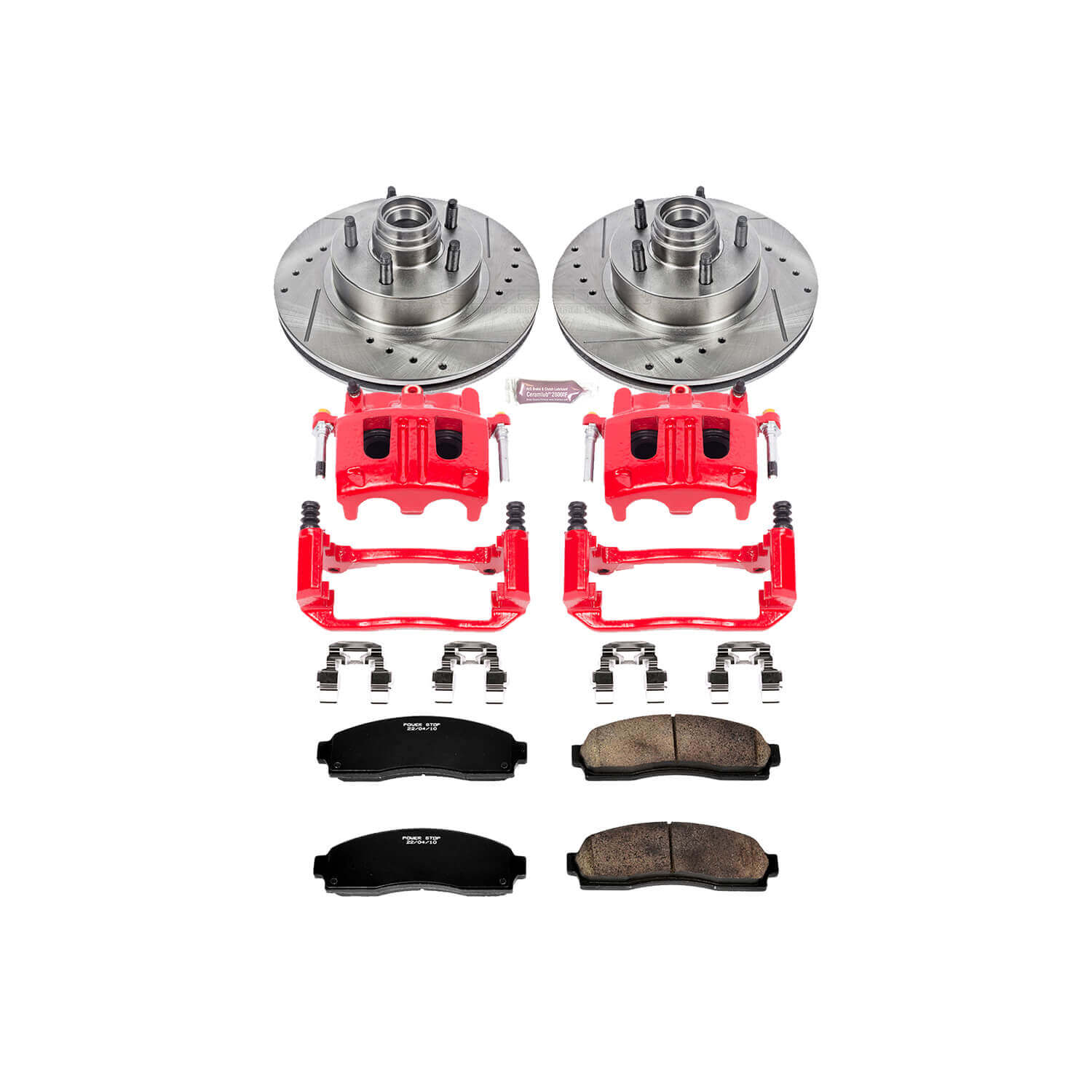 Power Stop KC1857 Z23 Evolution Sport Performance 1-Click Brake Kit With Calipers (Front) for 2003-2009 Ford Ranger product image