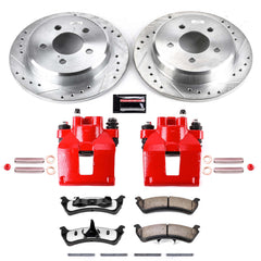 Power Stop KC1858-36 Z36 Extreme Performance Truck And Tow 1-Click Brake Kit With Calipers (Rear) for 1995-2002 Ford Explorer product image