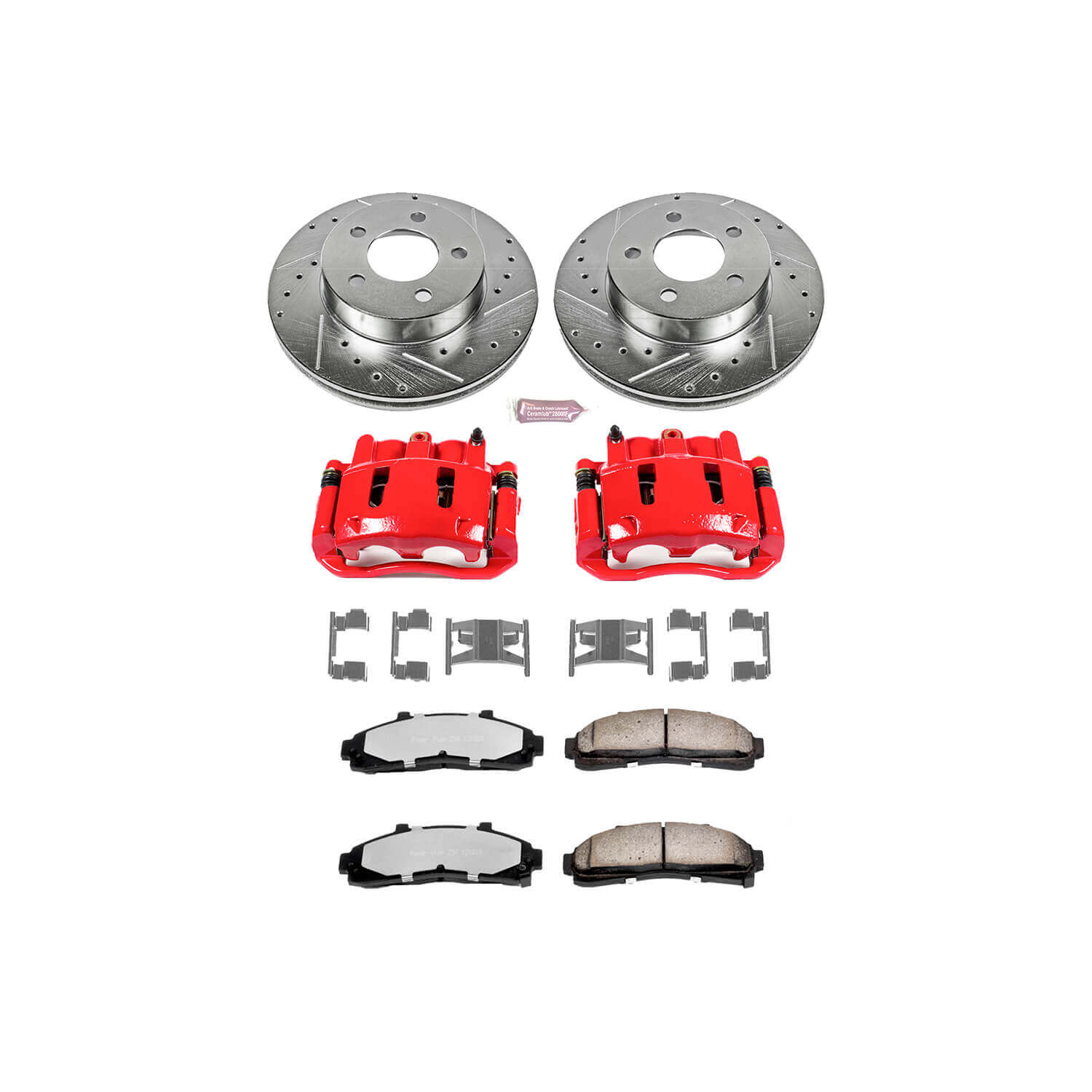 Power Stop KC1860-36 Z36 Extreme Performance Truck And Tow 1-Click Brake Kit With Calipers (Front) for 1995-2002 Ford Explorer 4 product image