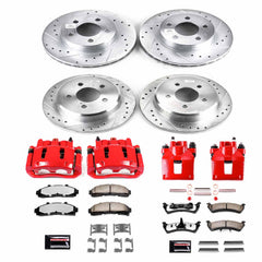 Power Stop KC1861-36 Z36 Extreme Performance Truck And Tow 1-Click Front And Rear Brake Kit With Calipers for 1995-2001 Ford Explorer 4 product image