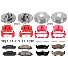 Power Stop KC1864 Z23 Evolution Sport Performance 1-Click Brake Kit With Calipers (Front And Rear) for 1999-2000 Ford F-150 product image