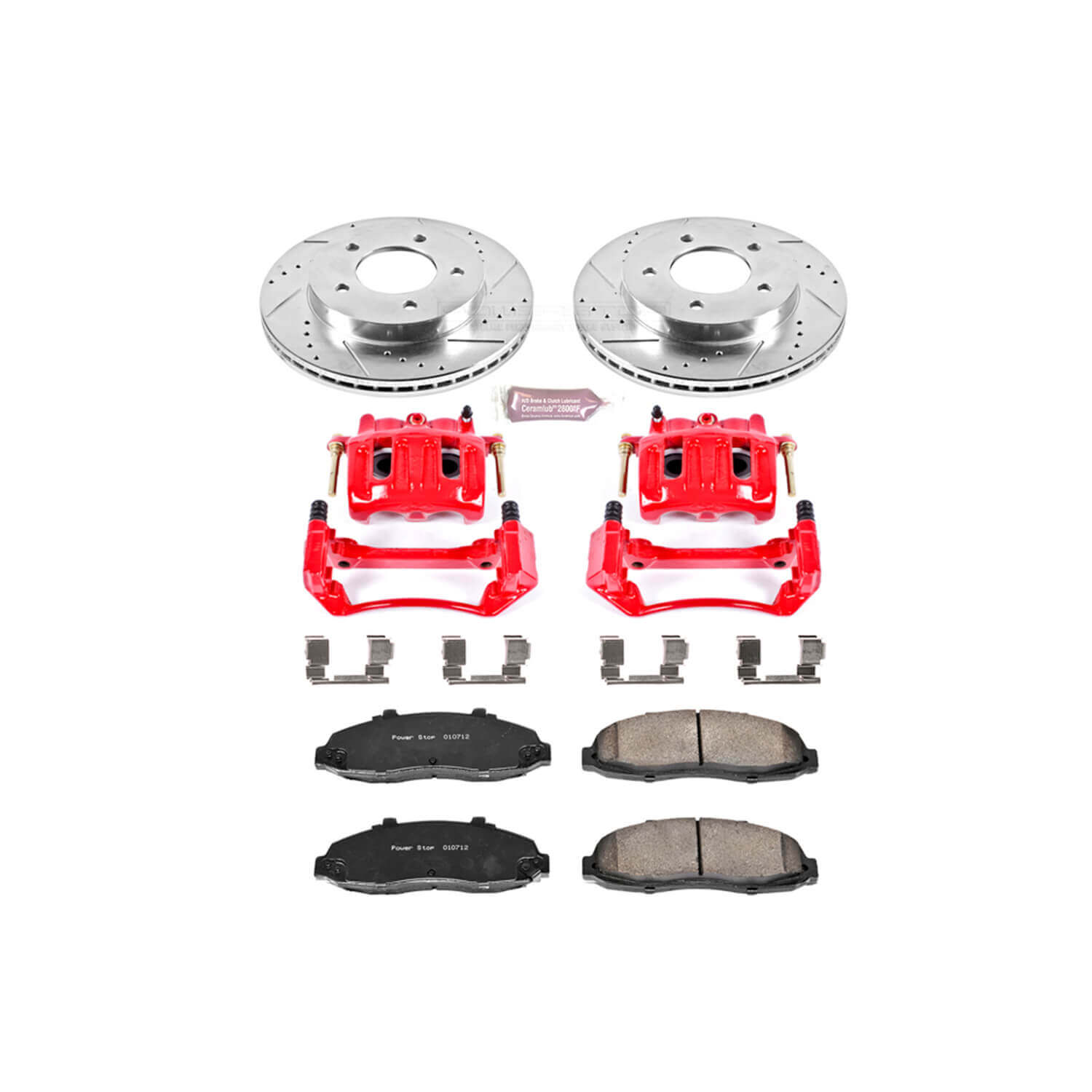 Power Stop KC1866 Z23 Evolution Sport Performance 1-Click Brake Kit With Calipers (Front) for 1997-2000 Ford F-150 - 4 product image