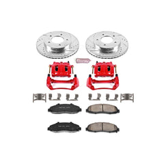 Power Stop KC1866A Z23 Evolution Sport Performance 1-Click Brake Kit With Calipers (Front) for 1999-2004 Ford F-150 product image