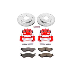 Power Stop KC1869-36 Z36 Extreme Performance Truck And Tow 1-Click Brake Kit With Calipers (Front) for 1997-2002 Ford Expedition 4 product image
