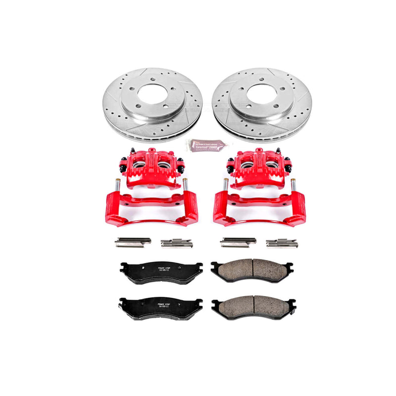 Power Stop KC1869 Z23 Evolution Sport Performance 1-Click Brake Kit With Calipers (Front) for 1997-2002 Ford Expedition 4 product image