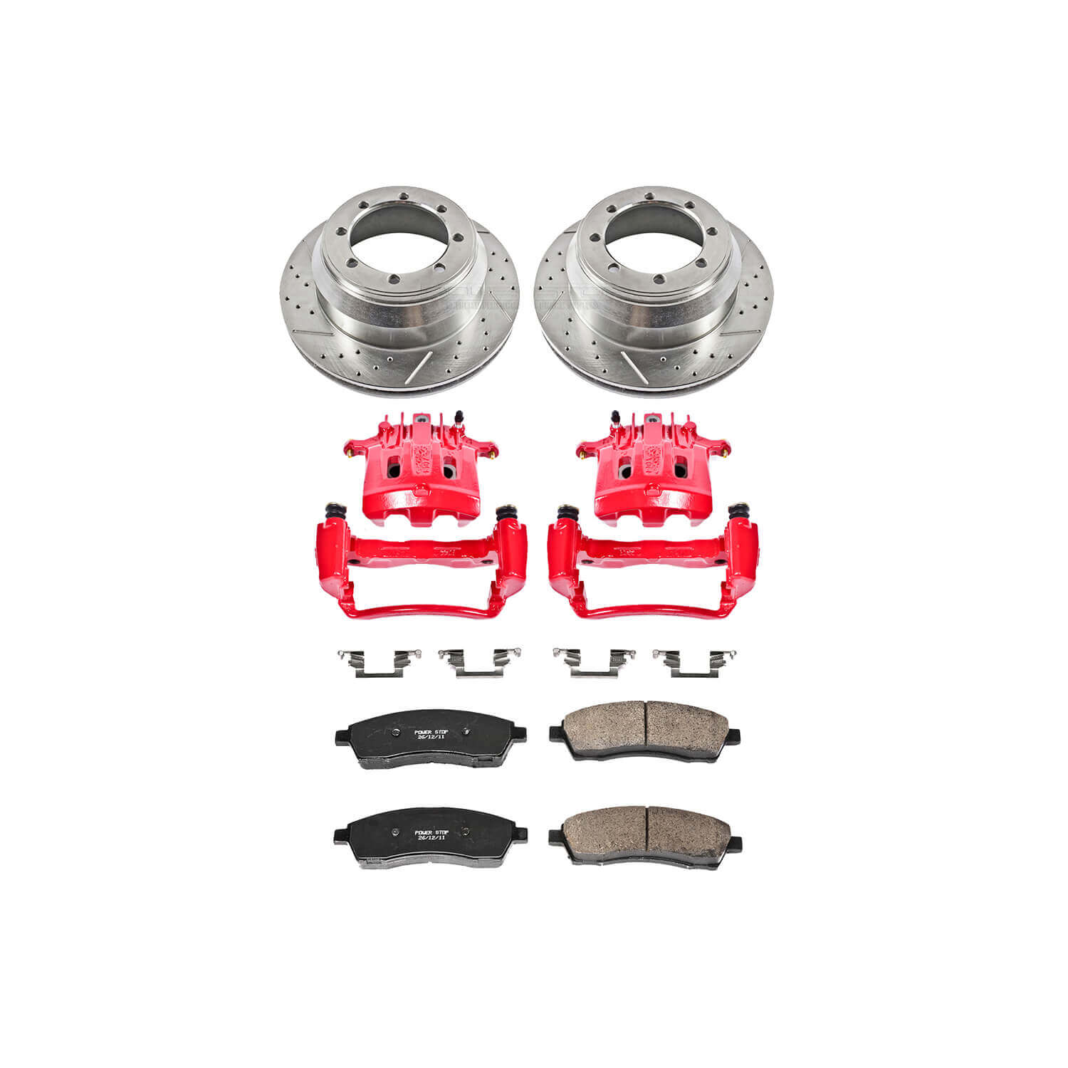 Power Stop KC1889 Z23 Evolution Sport Performance 1-Click Brake Kit With Calipers (Rear) for 1999-2000 Ford F-350 Super Duty product image