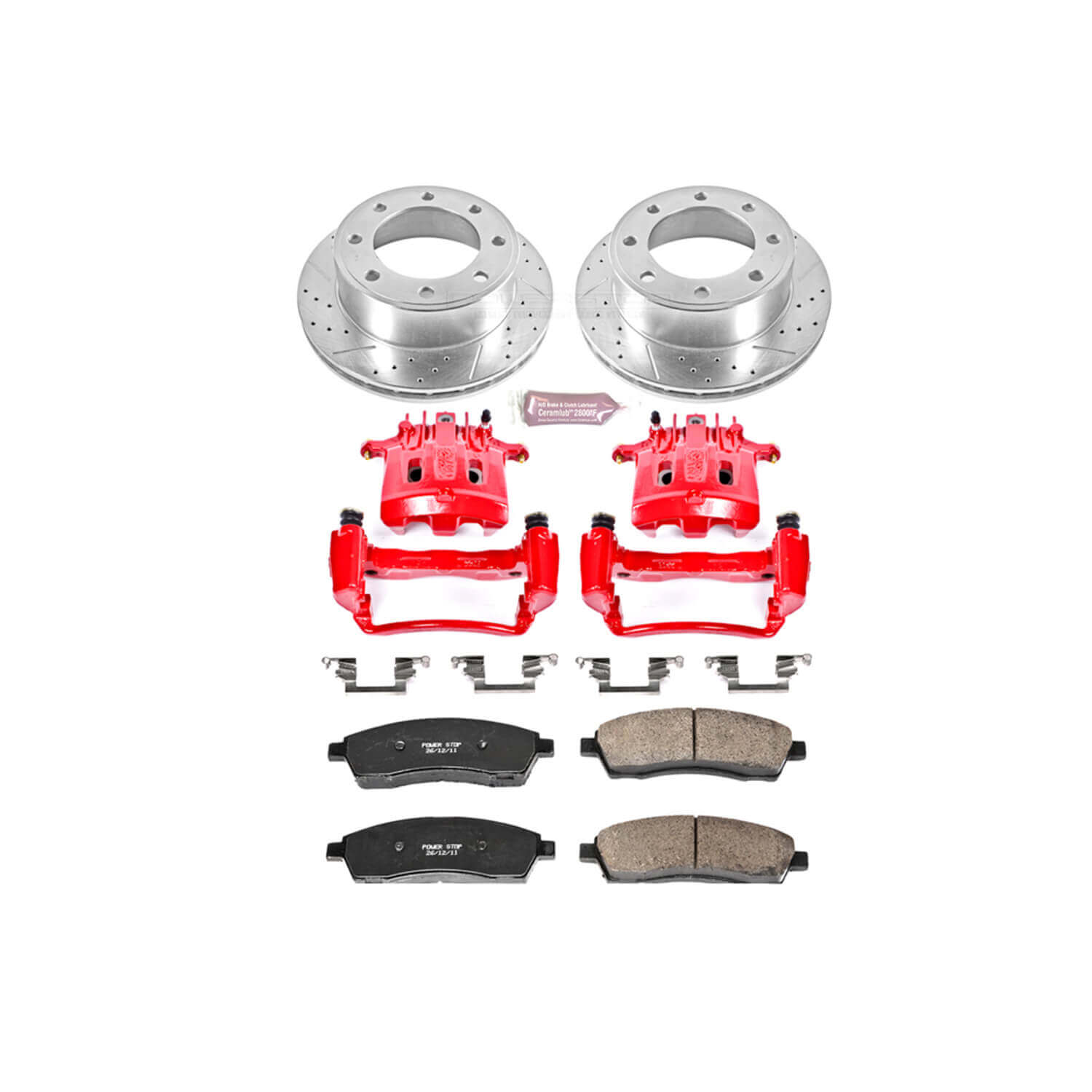 Power Stop KC1890 Z23 Evolution Sport Performance 1-Click Brake Kit With Calipers (Rear) for 1999-2000 Ford Excursion product image