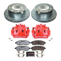 Power Stop KC1890A-36 Z36 Extreme Performance Truck And Tow 1-Click Brake Kit With Calipers (Rear) for 2000-2005 Ford Excursion product image