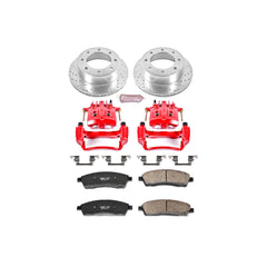 Power Stop KC1890A Z23 Evolution Sport Performance 1-Click Brake Kit With Calipers (Rear) for 2000-2005 Ford Excursion product image