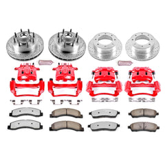 Power Stop KC1892-36 Z36 Extreme Performance Truck And Tow 1-Click Brake Kit With Calipers (Front And Rear) for 1999-2000 Ford F-250 Super Duty product image