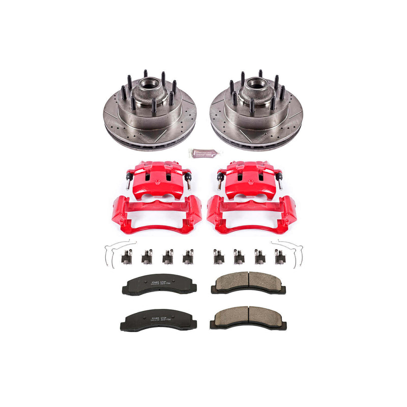 Power Stop KC1893 Z23 Evolution Sport Performance 1-Click Brake Kit With Calipers (Front) for 1999-2002 Ford Excursion product image