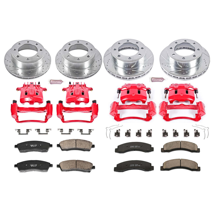 Power Stop KC1906 Z23 Evolution Sport Performance 1-Click Brake Kit With Calipers (Front And Rear) for 1999-2000 Ford Excursion 4 product image