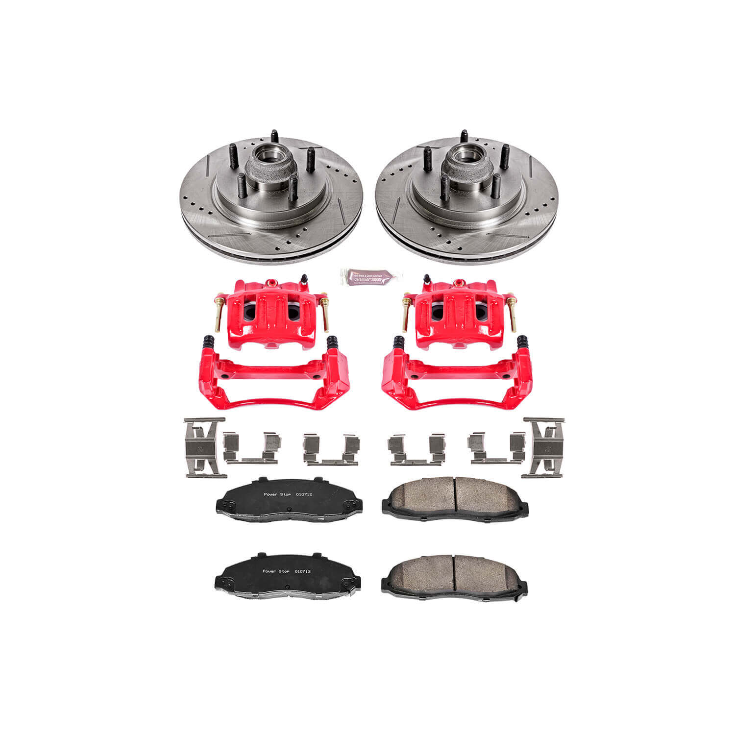 Power Stop KC1914 Z23 Evolution Sport Performance 1-Click Brake Kit With Calipers (Front) for 2000-2003 Ford F-150 product image