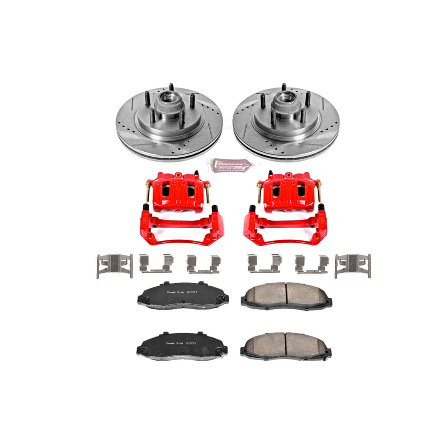 Power Stop KC1914A Z23 Evolution Sport Performance 1-Click Brake Kit With Calipers (Front) for 2000-2004 Ford F-150 product image