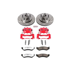 Power Stop KC1916-36 Z36 Extreme Performance Truck And Tow 1-Click Brake Kit With Calipers (Front) for 2000-2004 Ford Expedition - product image