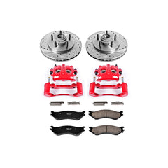Power Stop KC1916 Z23 Evolution Sport Performance 1-Click Brake Kit With Calipers (Front) for 2000-2004 Ford Expedition - product image