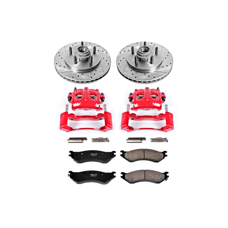 Power Stop KC1916 Z23 Evolution Sport Performance 1-Click Brake Kit With Calipers (Front) for 2000-2004 Ford Expedition - product image
