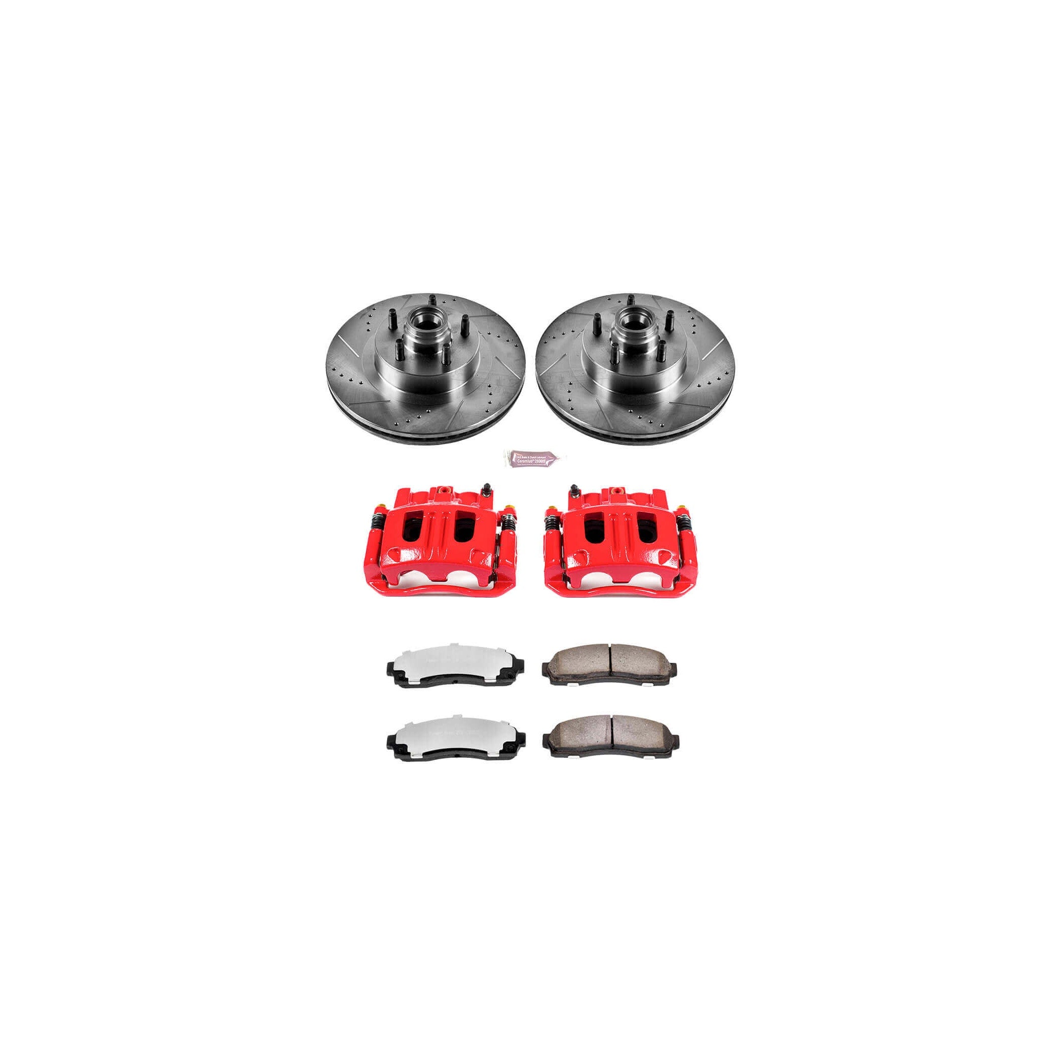 Power Stop KC1920A-36 Z36 Extreme Performance Truck And Tow 1-Click Brake Kit With Calipers (Front) for 2003-2005 Ford Explorer Sport Trac product image