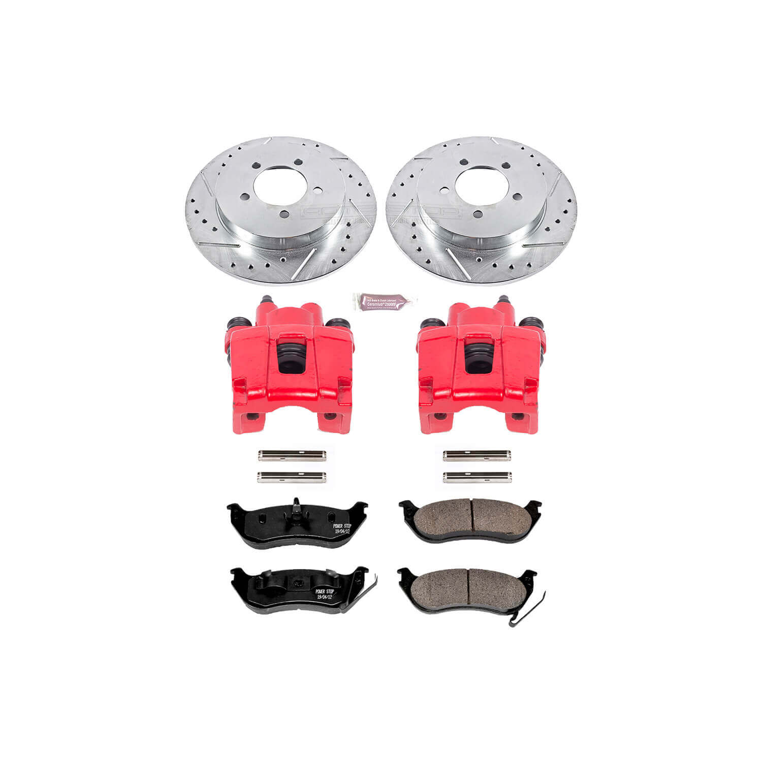 Power Stop KC1929 Z23 Evolution Sport Performance 1-Click Brake Kit With Calipers (Rear) for 2006-2010 Ford Explorer product image